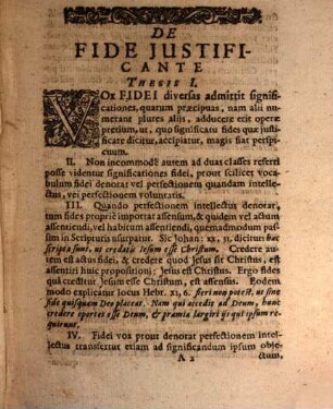 Disp. theol. de fide iustificante