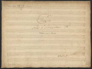 Konzerte; cemb, strings; F-Dur