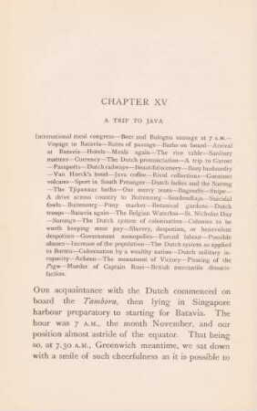 Chapter XV. A trip to Java