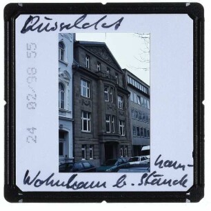 Düsseldorf, Wasserstraße : Fassade Haus Wasserstraße 8
