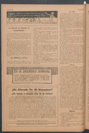 La libertad de imprenta en Constantinopla