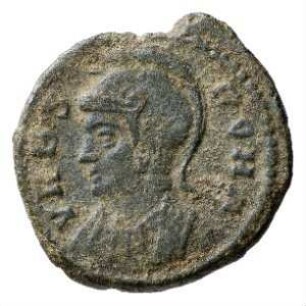 Münze, Follis, Aes 3, 335 - 336 n. Chr.