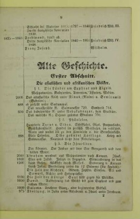 Alte Geschichte