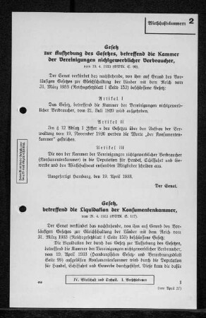 2 Wirtschaftskammern