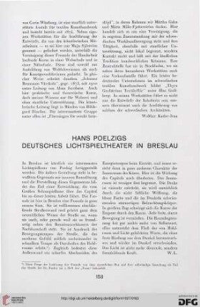 2: Hans Poelzigs deutsches Lichtspieltheater in Breslau