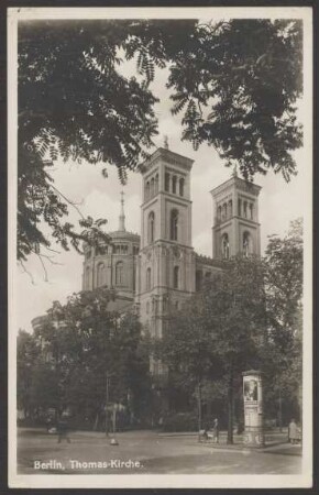 Ansichtskarte "Thomas-Kirche"