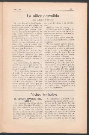 La niñez desvalida