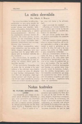 La niñez desvalida