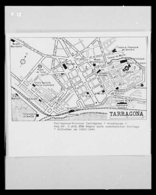 Tarragona: Stadtplan