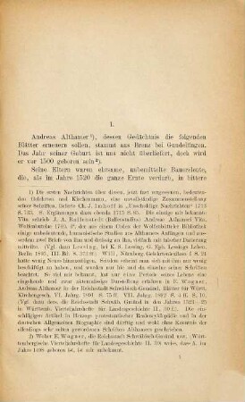 Andreas Althamer der Humanist und Reformator in Brandenburg-Ansbach : mit einem Neudruck seines Katechismus von 1528 und archivalischen Beilagen