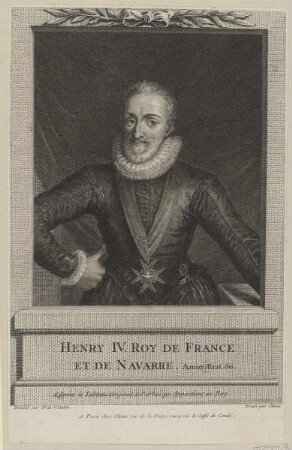 Bildnis des Henry IV., König von Frankreich und Navarre