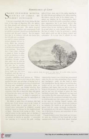 Some personal reminiscences of Corot