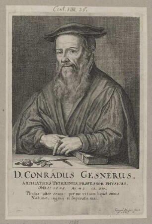 Bildnis des Conradus Gesnerus