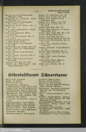 Höhenluftkurort Schnarrtanne