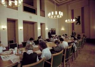 Berlin: Polizeifunkstelle Berlin; Pressekonferenz