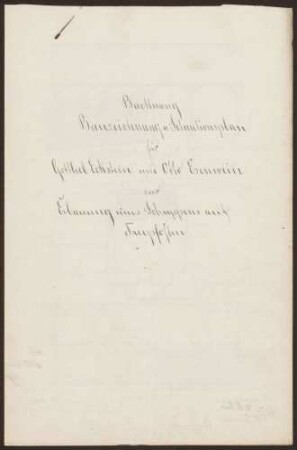 Eckstein, Gottlieb und Esenwein, Otto Bau eines Schuppens