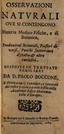 Osservazioni naturali