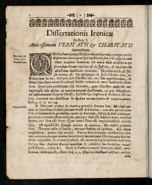 2-68, Dissertationis Irenicae.