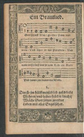 Ein Brautlied.