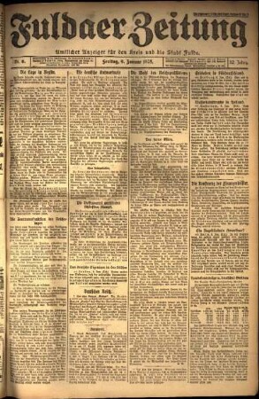 Ausgabe vom Freitag, den 09. Januar 1925.