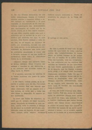 El epílogo en una carta.