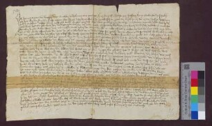 Das Vogtgericht zu Binzen verurteilt die Gemeinde Kirchen, dem Edelknecht Klaus Goltz und jeglichem aus der Gemeinde Fischingen wegen Verrücken eines Grenzsteins 21 Pfund zu geben.