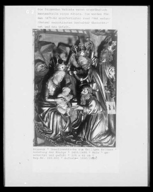 Die Anbetung des Christuskindes durch die Heiligen Drei Könige