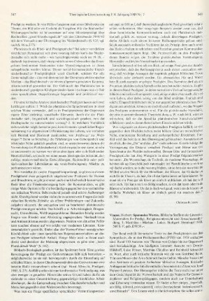 548-549 [Rezension] Matthäus, Markus, Lukas