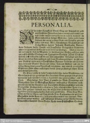 Lebenslauf : Personalia