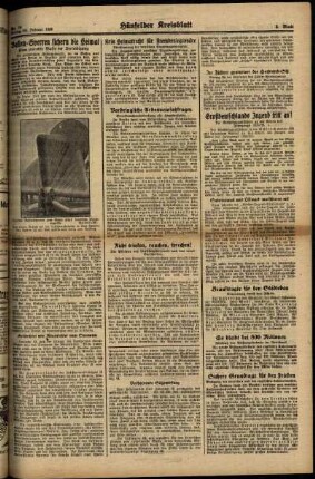 Zweite Ausgabe vom Freitag, den 24. Februar 1939.