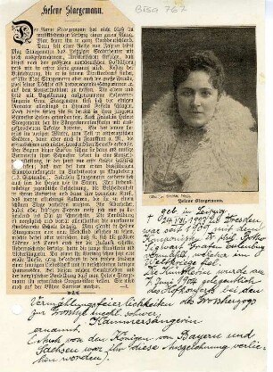Staegemann, Helene (?-1923)
