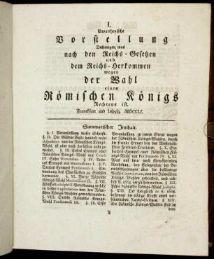 Summarischer Innhalt