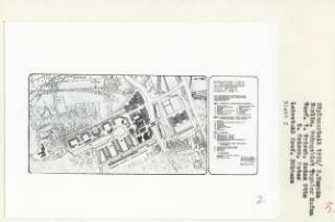 Wohngebiet Tegeler Hafen, Berlin-Tegel (Diplomarbeit bei Kurt Dübbers): Flächennutzungskonzept 1:2000