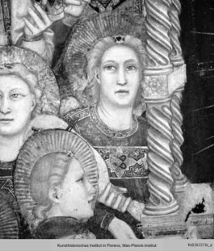 Vierungsgewölbe : Verherrlichung des heiligen Franziskus
