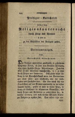 Prediger Katechetik.