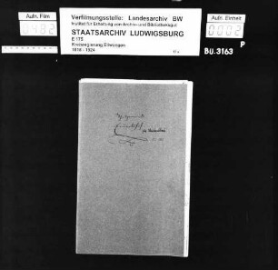 Schuldenwesen der Gesamt- und der Teilgemeinde Kleinhirschbach sowie der Teilgemeinden Döttenweiler, Emmertshof, Großhirschbach, Löschenhirschbach und Stolzeneck