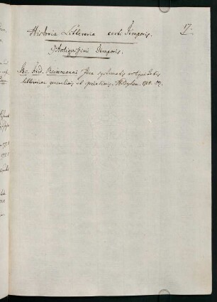 17-22, C. Historia litteraria certi temporis