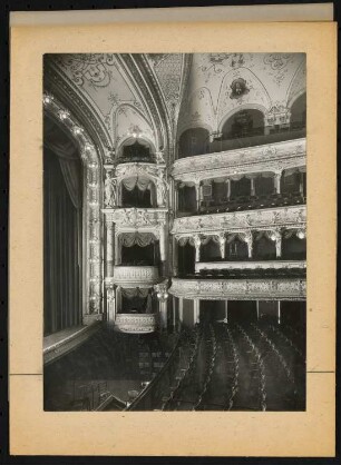 Königliches Hoftheater, Wiesbaden: Ansicht Proszenium