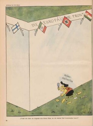"Findet sich denn da nirgends eine kleine Ritze ..."