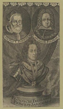 Bildnis von Franciscus Eugen Princeps Sabaudiae