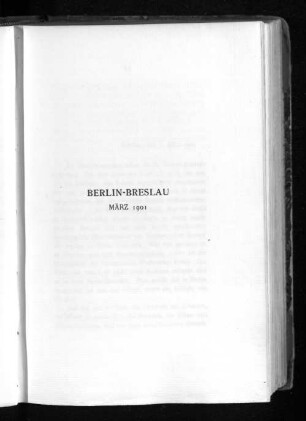 Berlin-Breslau März 1901