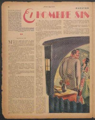 El hombre sin pasado : Nuestro folletín