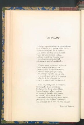Un saludo