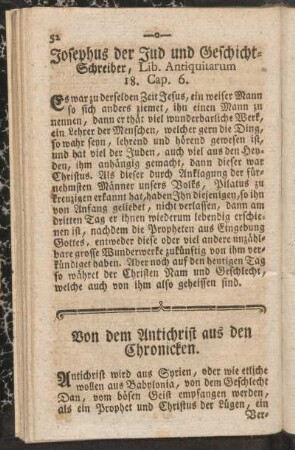 Josephus der Jud und Geschicht-Schreiber...