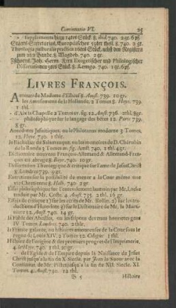 Livres François
