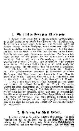 Die ältesten Bewohner Thüringens.