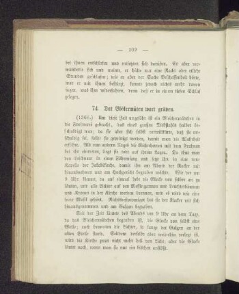 74. Dat Blêkermäten wart grâven.