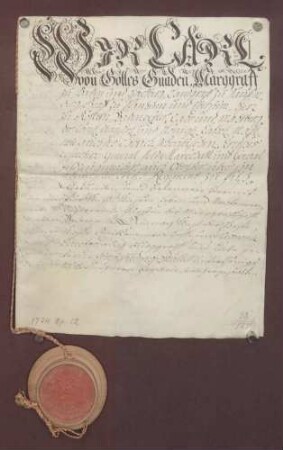 Markgraf Carl III. Wilhelm von Baden-Durlach gestattet dem Kammerdirektor Müller den Ankauf des von Menzingen'schen Hauses zu Pforzheim und erneuert dessen Freiheiten