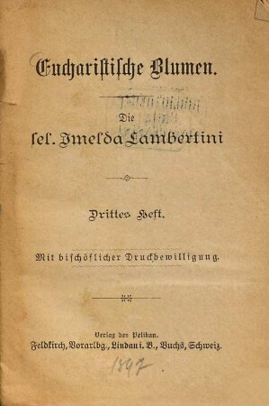 Eucharistische Blumen, 3