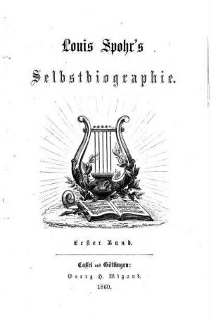 Louis Spohr's Selbstbiographie, 1